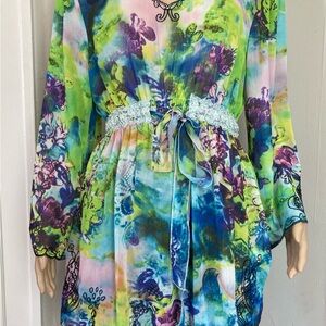 Sienna Rose Multicolor Dress/Blouse Size Medium